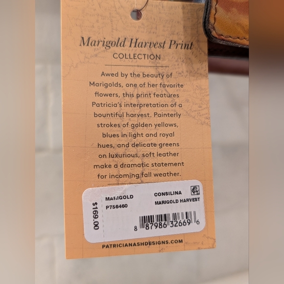 Patricia Nash Floral Crossbody Bag - NWT 9x7 Inches - Picture 3 of 16